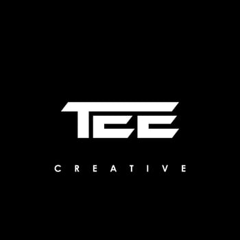TEE Letter Initial Logo Design Template Vector Illustration
