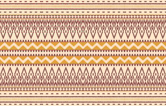 Ethnic abstract ikat art. Aztec ornament print. geometric ethnic pattern seamless  color oriental.  Design for background ,curtain, carpet, wallpaper, clothing, wrapping, Batik, vector illustration.