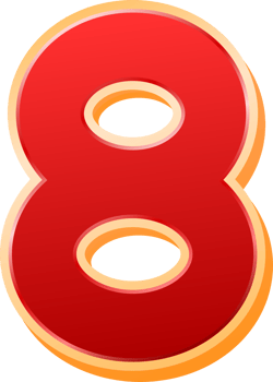 Number 8 Illustration png