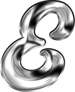 Metal Liquid Alphabet Letter E png