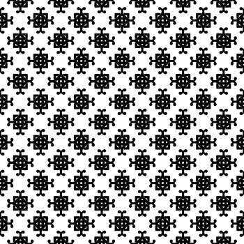 Black seamless abstract pattern. Overlay for background and backdrop. Ornamental design. PNG graphic illustration with transparent background.