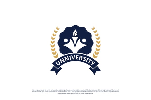 Smart education logo design. School logo template. vector