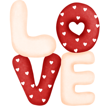 Romantic watercolor love letter for valentines. png