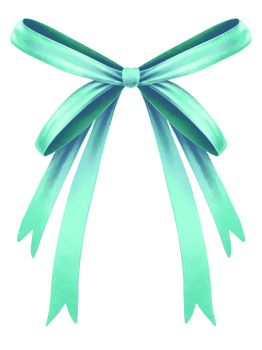 Colorful bows and ribbons png