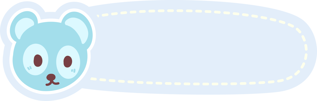 Hand drawn cute notebook label collection png
