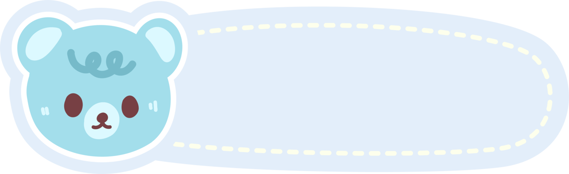 Hand drawn cute notebook label collection png