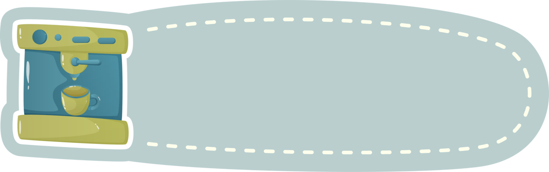 Hand drawn cute notebook label collection png