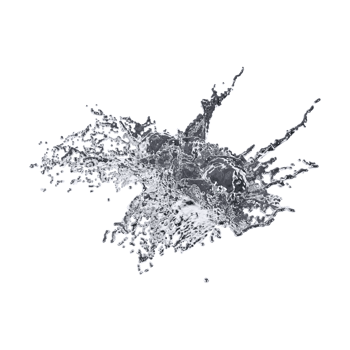 futuristic chrome liquid Abstract metallic shape 3d render png