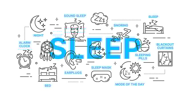 Sleeping infographics of healthy sleep and bedtime vector