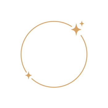 Simple modern aesthetic line elements Modern geometric linear frame with sparkling stars. png