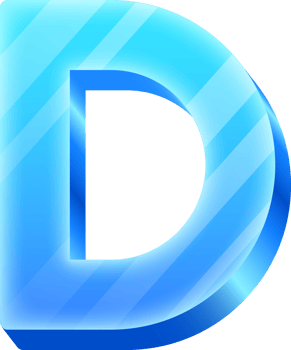 Ice Alphabet Letter D png