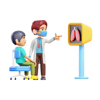 3d illustration patient consultation with a doctor png