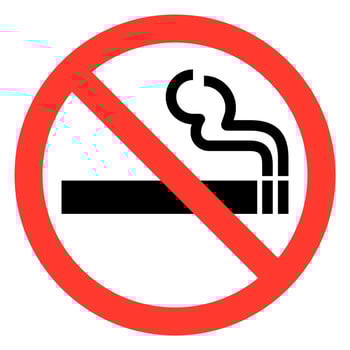 Vector No Smoking Sign Illustration