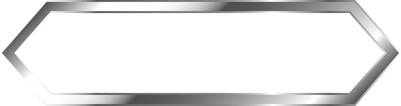 Silver Metal Border Frame png