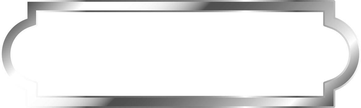 Silver Metal Border Frame png
