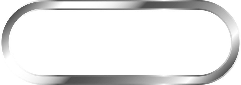 Silver Metal Border Frame png
