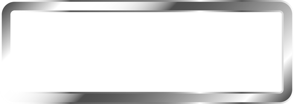 Silver Metal Border Frame png