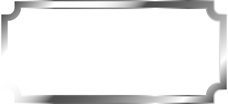 Silver Metal Border Frame png