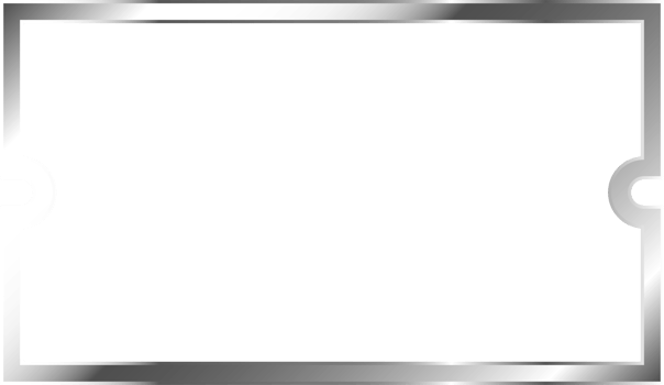 Silver Metal Border Frame png