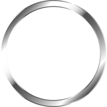 Silver Metal Border Frame png