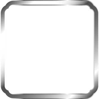 Silver Metal Border Frame png
