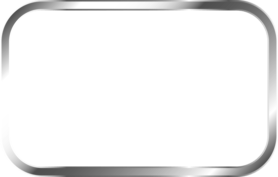 Silver Metal Border Frame png