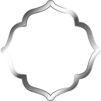 Silver Metal Border Frame png