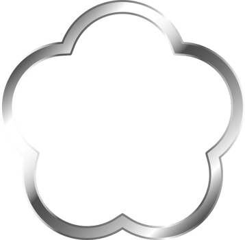 Silver Metal Border Frame png