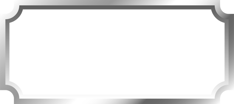 Silver Metal Border Frame png