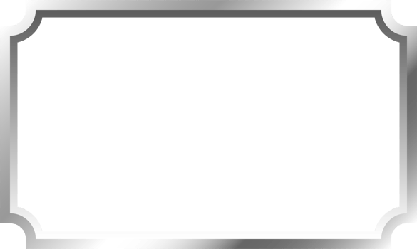 Silver Metal Border Frame png