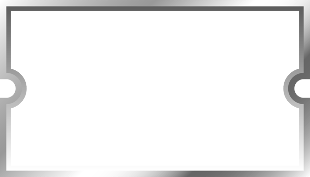 Silver Metal Border Frame png
