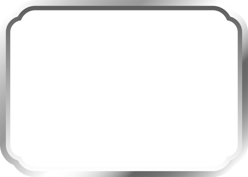 Silver Metal Border Frame png