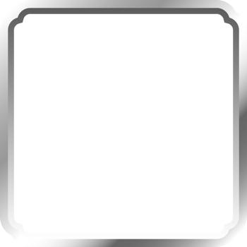 Silver Metal Border Frame png