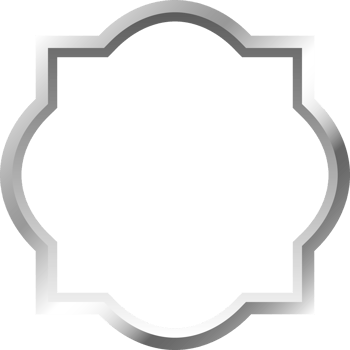 Silver Metal Border Frame png