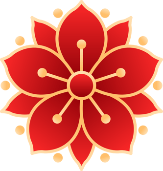 New Year Flower png