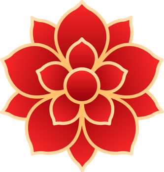 New Year Flower png
