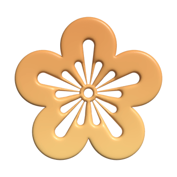 Chinese new year asian decoration floral element png