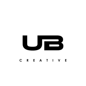 UB Letter Initial Logo Design Template Vector Illustration