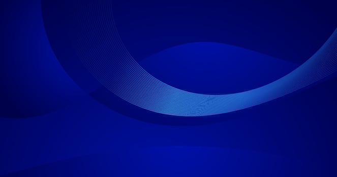 elegant blue background with glowing lines vector