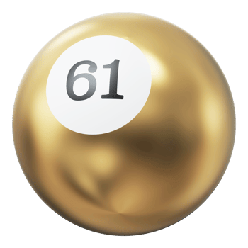 Ball 3D Icon Number 61 png