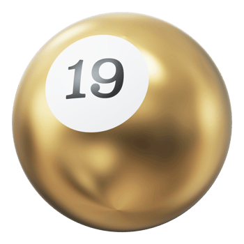 Ball 3D Icon Number 19 png