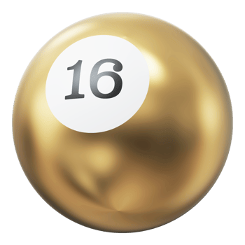 Ball 3D Icon Number 16 png