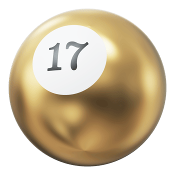 Ball 3D Icon Number 17 png