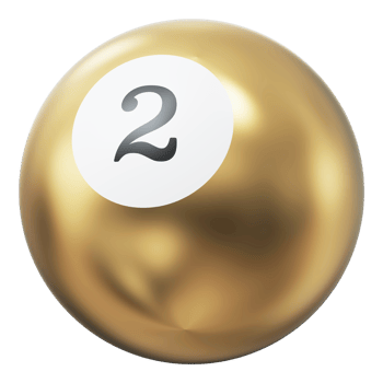 Ball 3D Icon Number 2 png