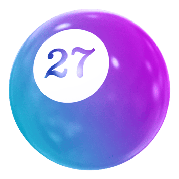 Ball 3D Icon Number 27 png