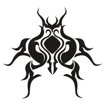 TRIBAL DESIGN BLACK BEETLE CONCEPT png