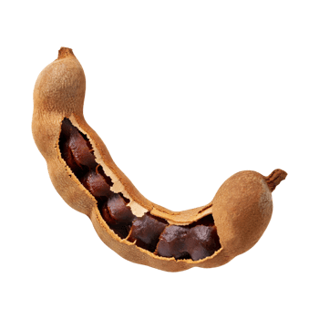 AI generated Floating Of One Slice A Tamarind, Without Shadow, Isolated Transparent Background png