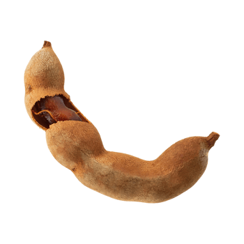 AI generated Floating Of One Slice A Tamarind, Without Shadow, Isolated Transparent Background png