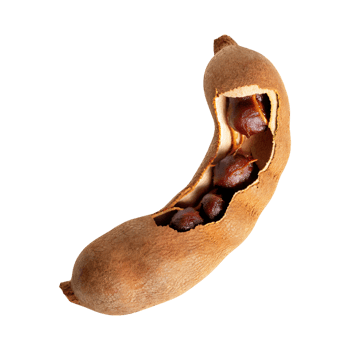 AI generated Floating Of One Slice A Tamarind, Without Shadow, Isolated Transparent Background png