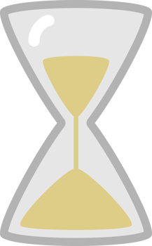 hourglass time icon png